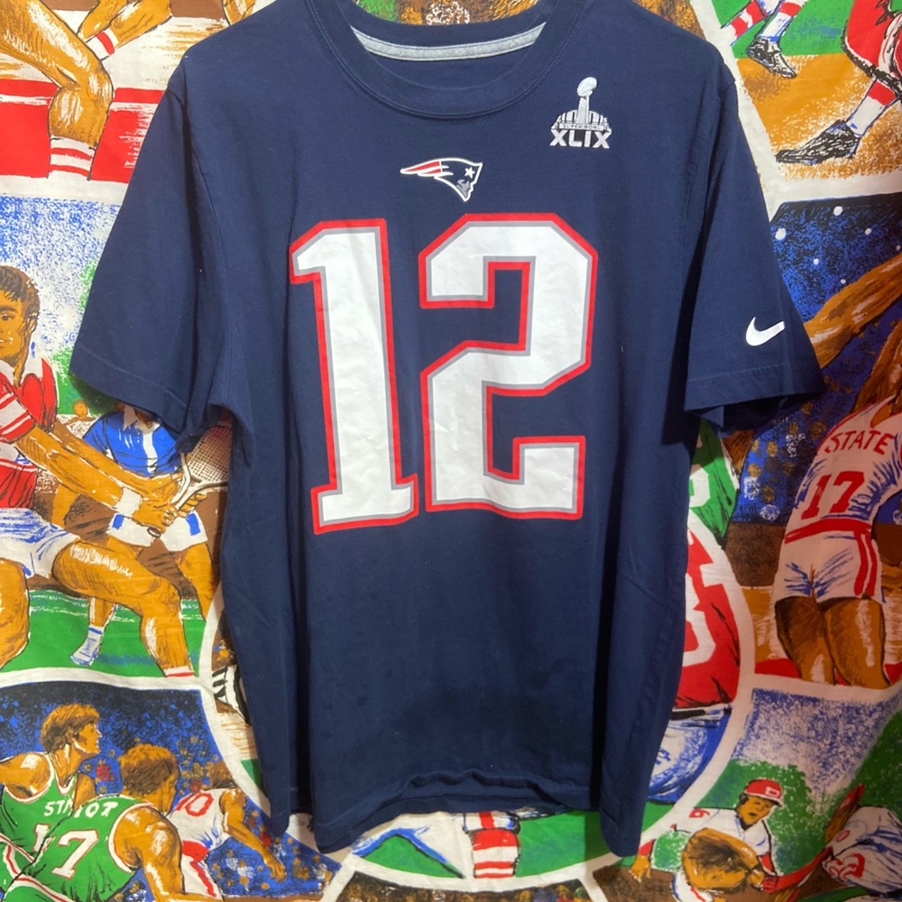 New England Patriots Rom Brady Super Bowl Tee